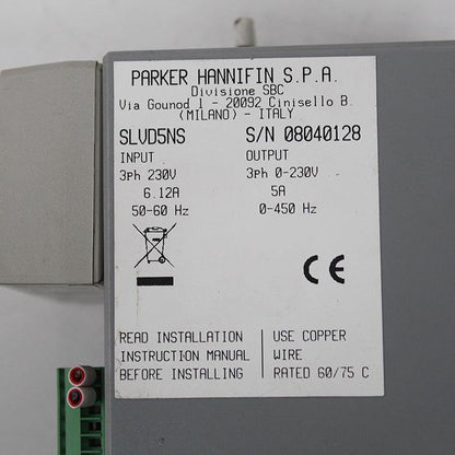 Parker SLVD5NS Servo Drive Input 230V 3ph - Pulingma Automation