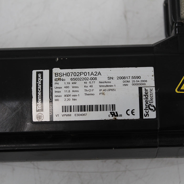 Schneider BSH0702P01A2A Servo Motor 1.19kW - Pulingma Automation