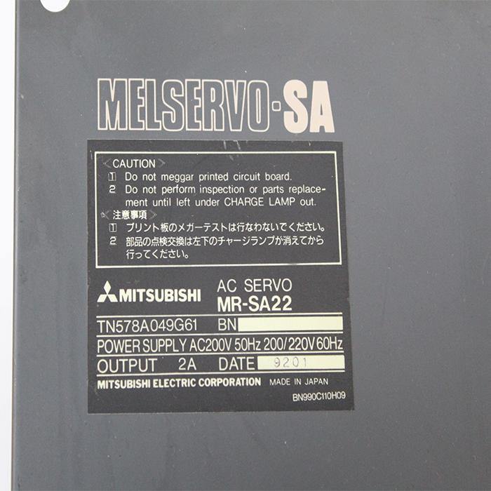 Mitsubishi MR-SA22 AC Servo Drive AC200V 50Hz 200/220V 60Hz - Pulingma Automation