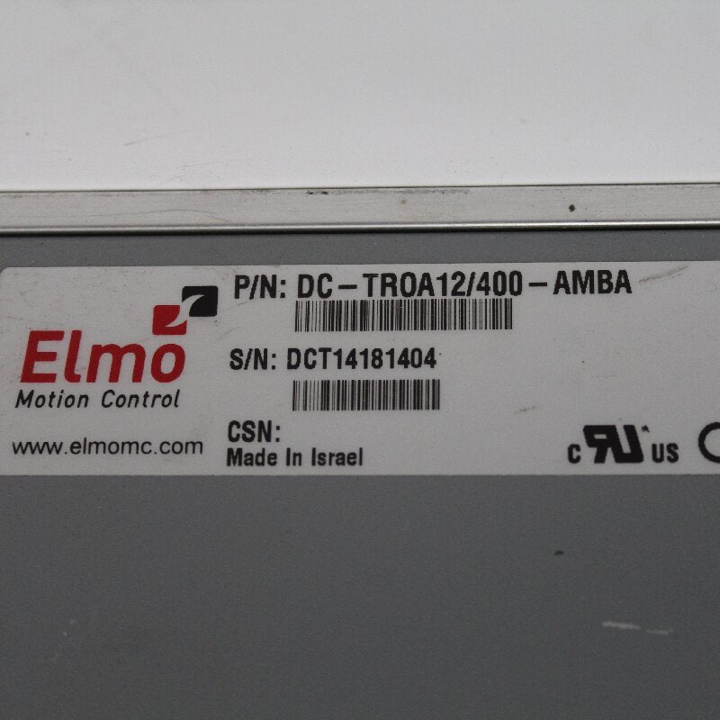 ELMO DC-TROA12/400-AMBA  Servo Driver  12A 4KW