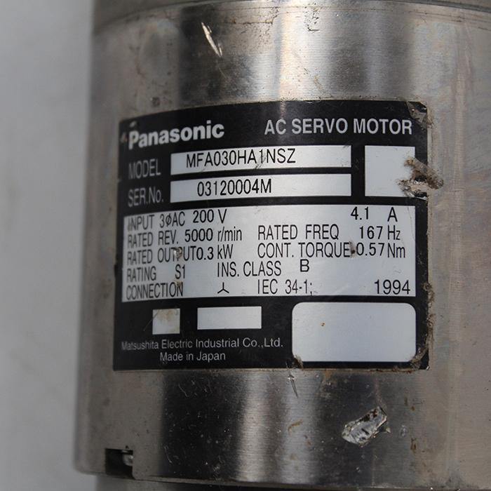 Panasonic MFA030HA1NSZ AC Servo Motor 0.3kW - Pulingma Automation