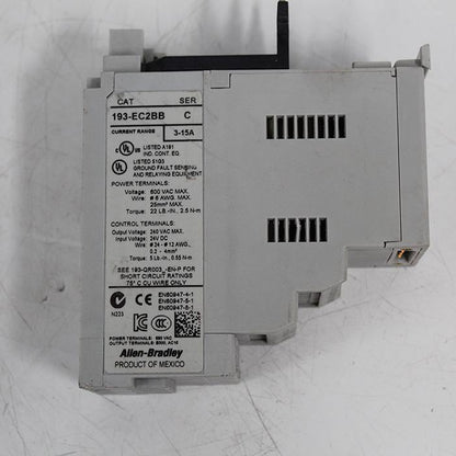 Allen Bradley 193-EC2BB C Overload Relay - Pulingma Automation