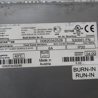 Kollmorgen SERVOSTAR TM306 S30661-FN Servo Driver