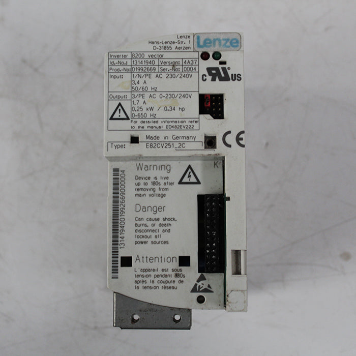 Lenze E82CV251-2C 8200 Vector Inverter 250W - Pulingma Automation