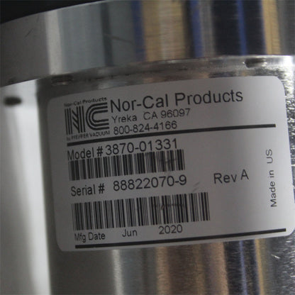 NOR-CAL 3870-01331 Vacuum Isolation Valves