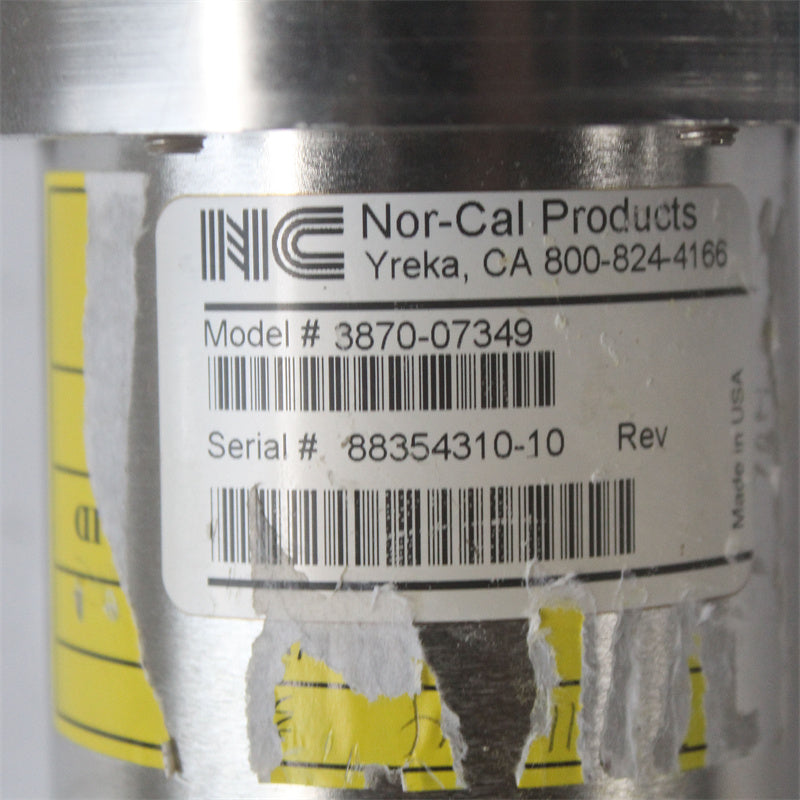 NOR-CAL 870-07349 Vacuum Isolation Valves