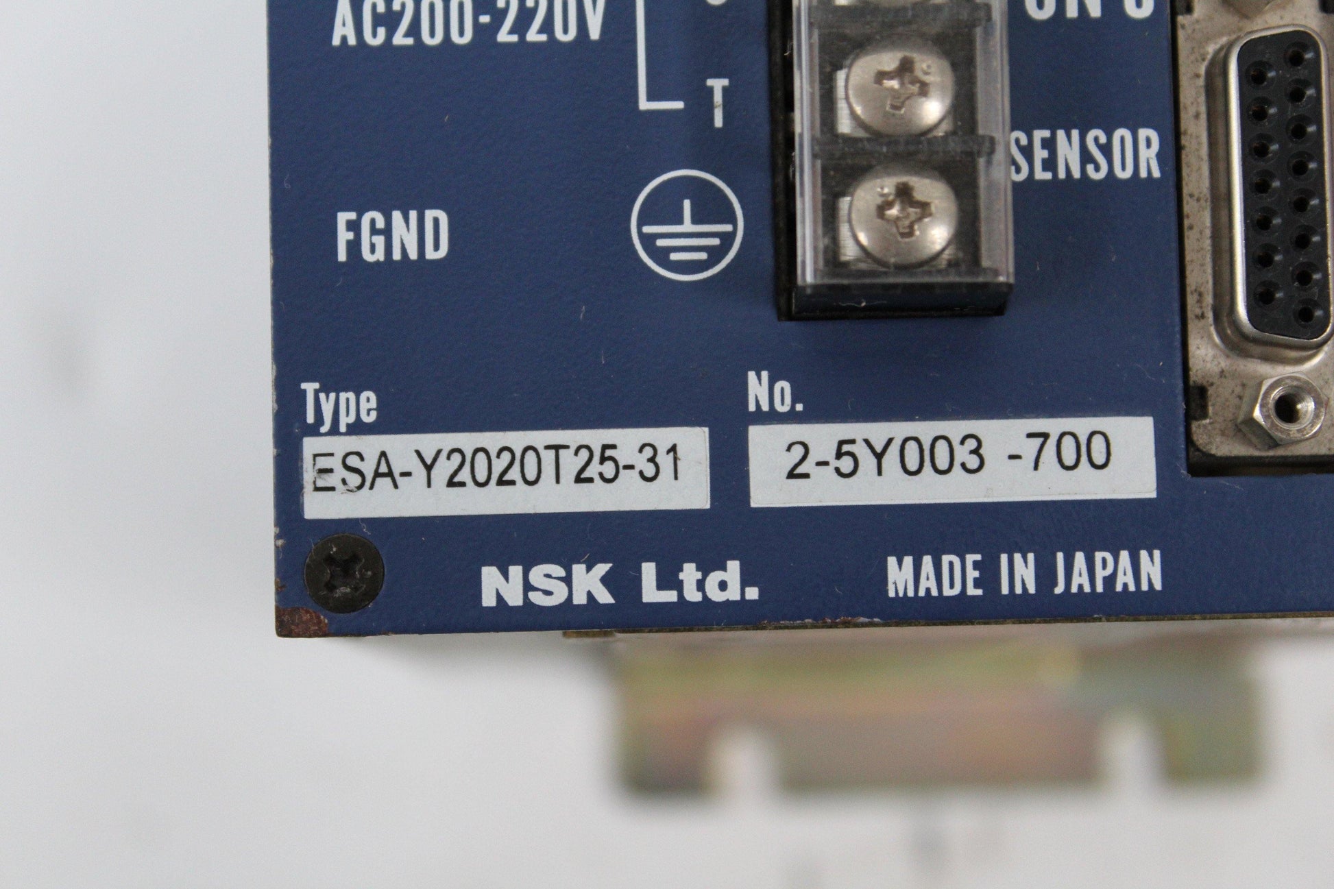 NSK ESA-Y2020T25-31 Servo Drive 2-5Y003-700 - Pulingma Automation
