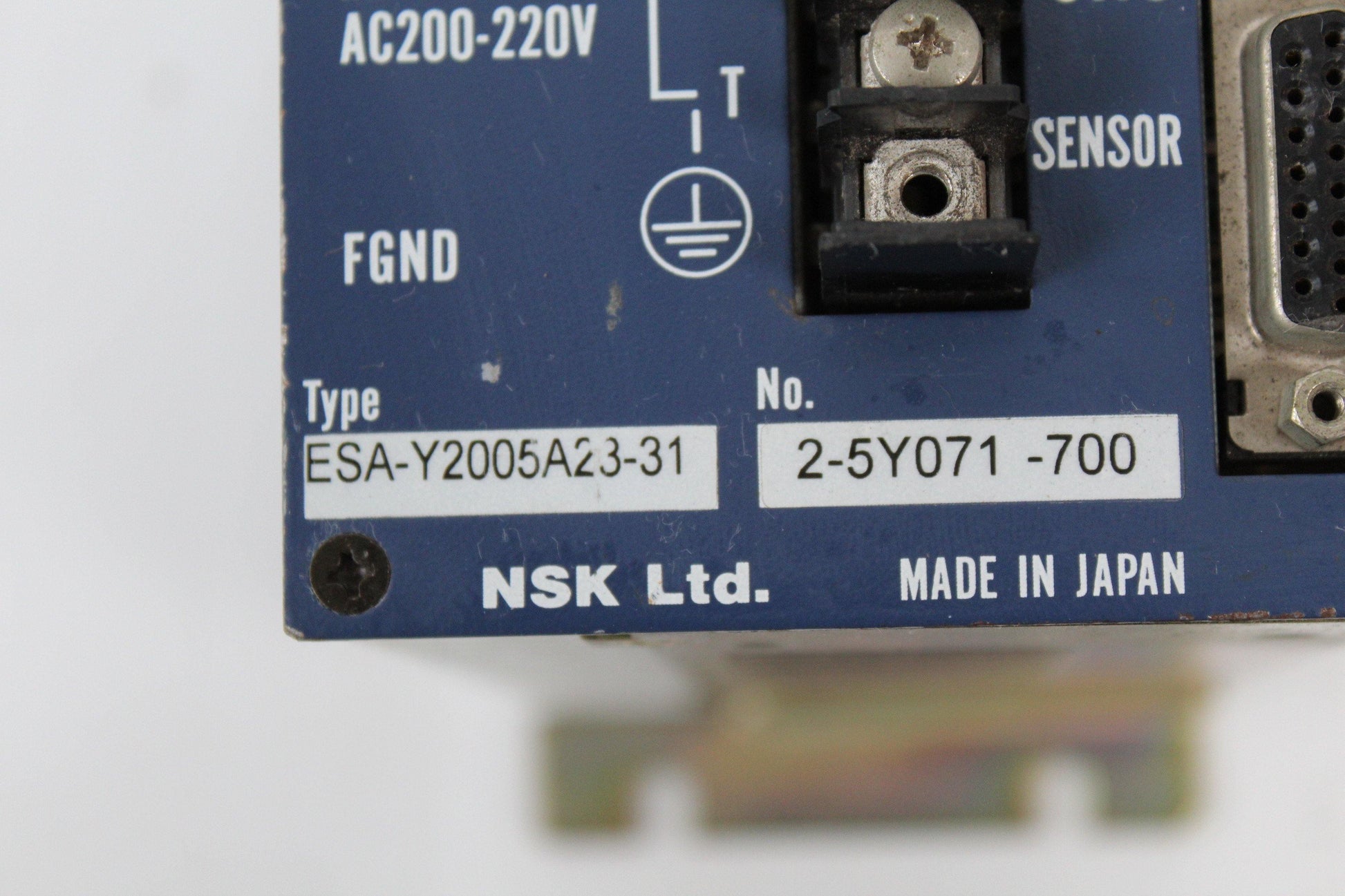 NSK ESA-Y2005A23-31 Servo Drive Series 2-5Y071-700 - Pulingma Automation