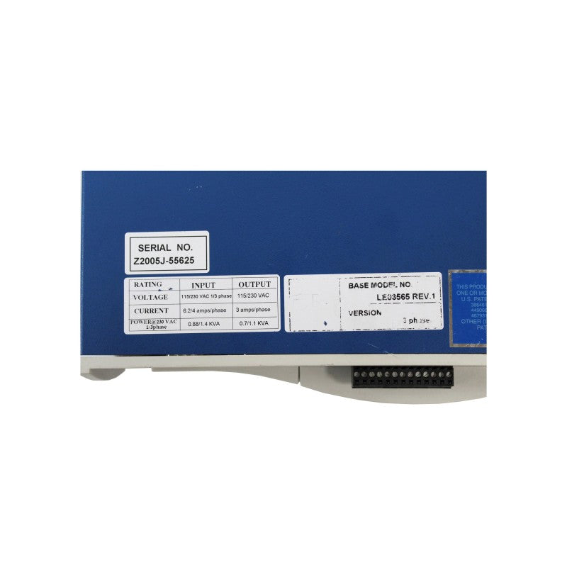 KOLLMORGEN LE03565 Servo Drive Input 115/230VAC