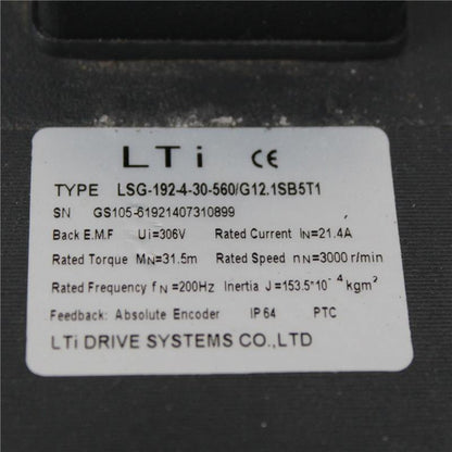 Lust LSG-192-4-30-560/G12.1SB5T1 Servo Motor - Pulingma Automation