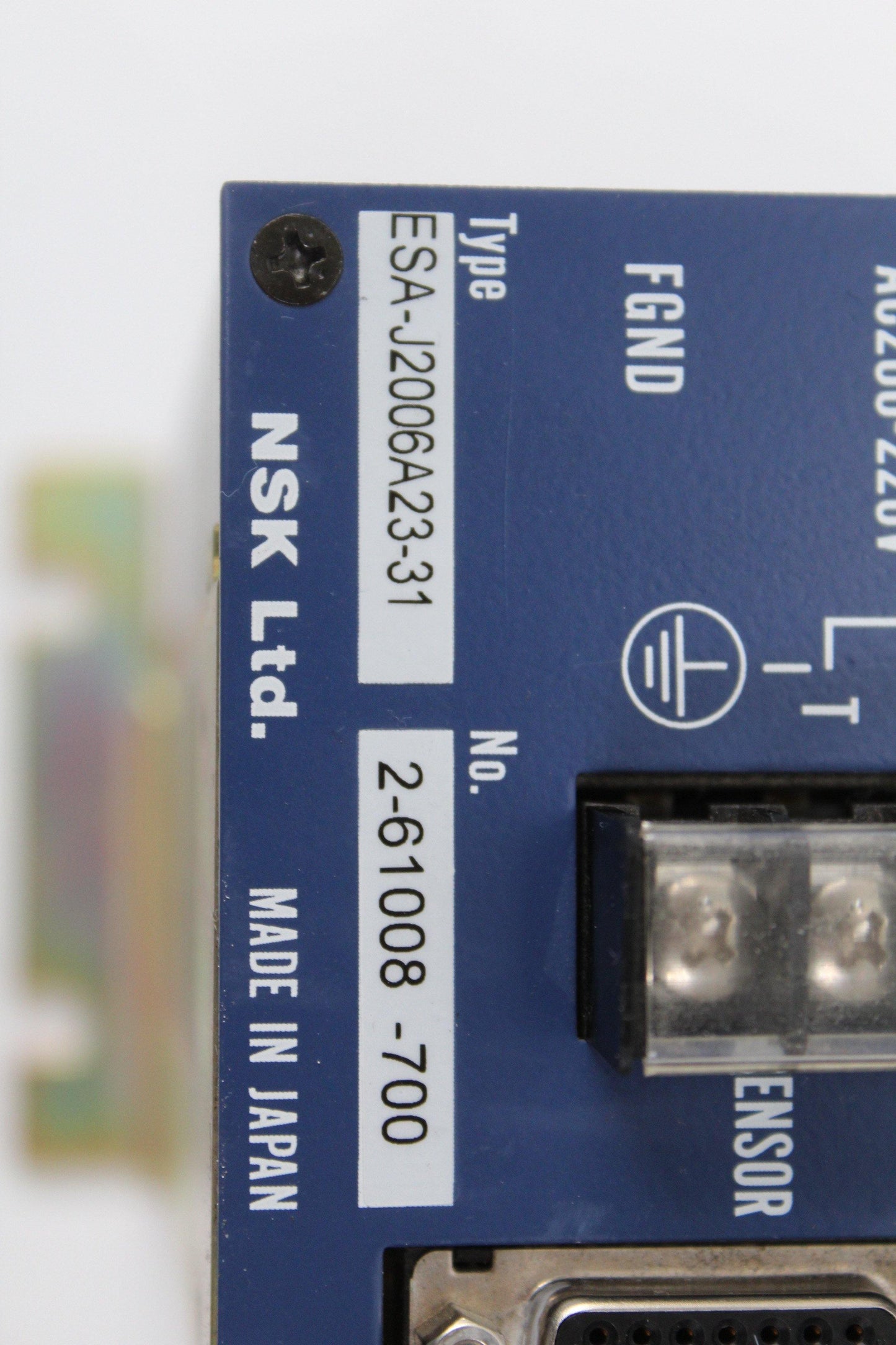 NSK ESA-J2006A23-31 Servo Drive Series 2-61008-700 - Pulingma Automation