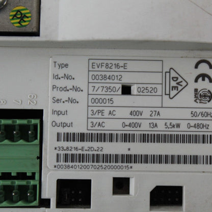 Lenze EVF8216-E Frequency Inverter 5.5kW