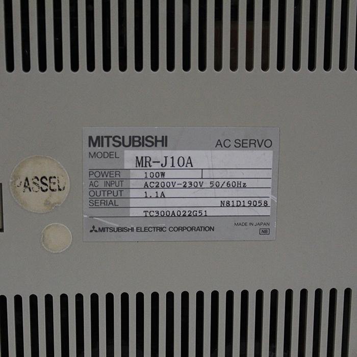 Mitsubishi MR-J10A AC Servo Drive 100W Input 200-230V - Pulingma Automation