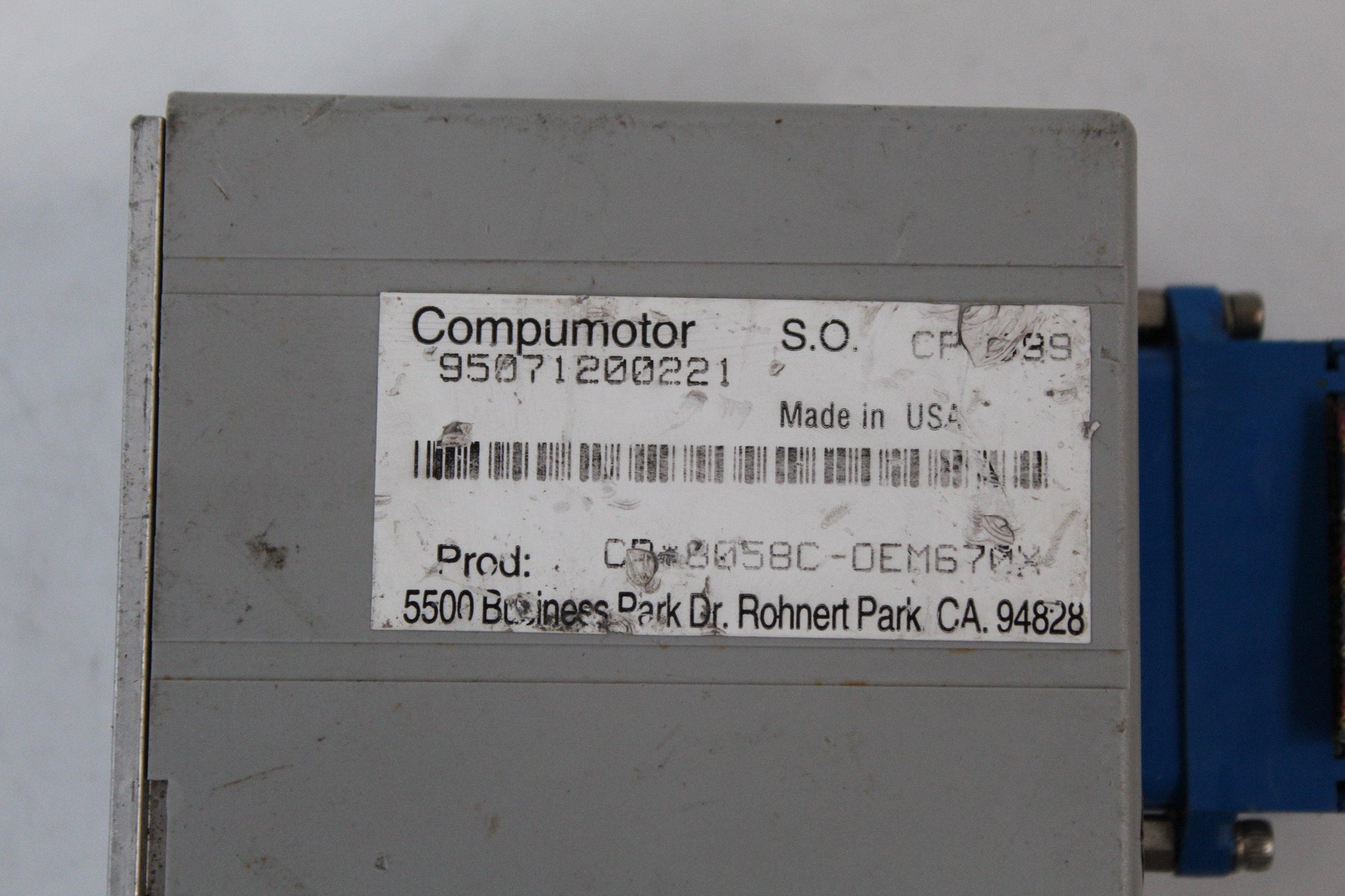 Parker CP*8058C-OEM670X Compumotor Servo Drive - Pulingma Automation