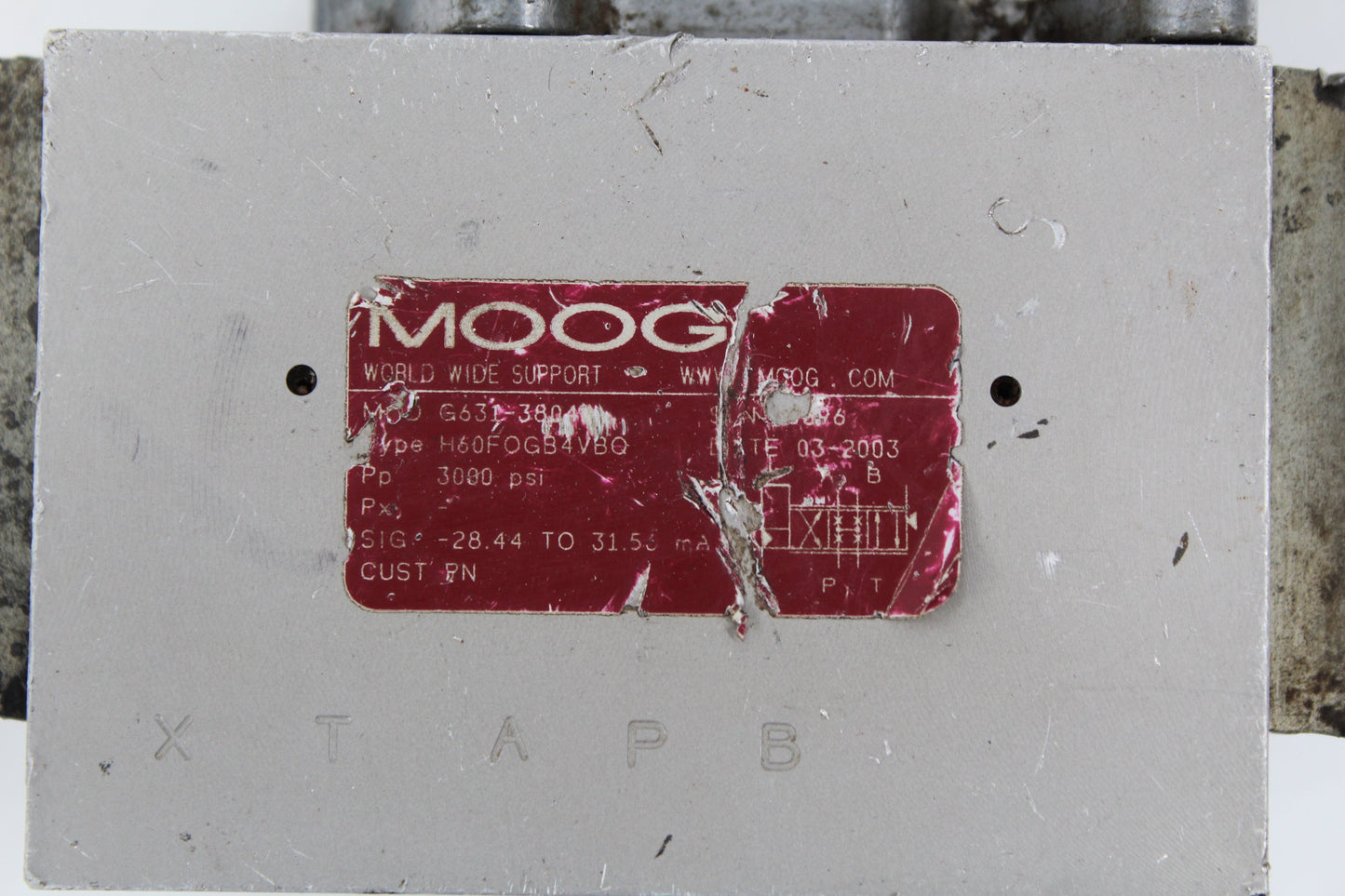 MOOG G631-3804 Hydraulic Servo Valve H60FOGB4VBQ - Pulingma Automation