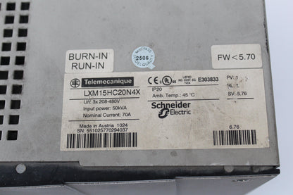 Schneider LXM15HC20N4X Servo Drive Input 208-480V - Pulingma Automation