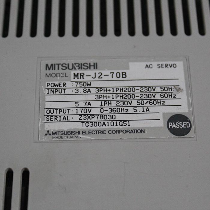 Mitsubishi MR-J2-70B AC Servo Drive 750w Input 200-230V - Pulingma Automation