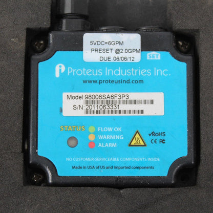 Lam Research 98008SA6F3P3 Flow Switch