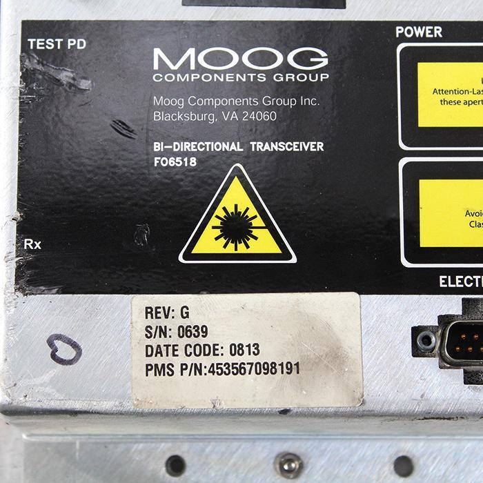 MOOG FO6518 BI-DIRECTIONAL TRANSCEIVER - Pulingma Automation