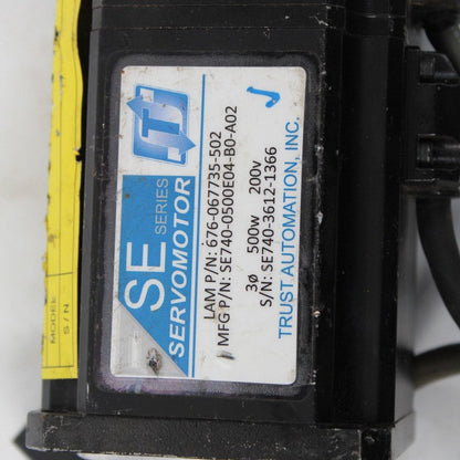 Lam Research 676-067735-502 SE740-0500E04-B0-A02 Servo Motor