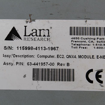 Lam Research 115998-4113-1967 63-441957-00 Sermiconductor Controller - Pulingma Automation