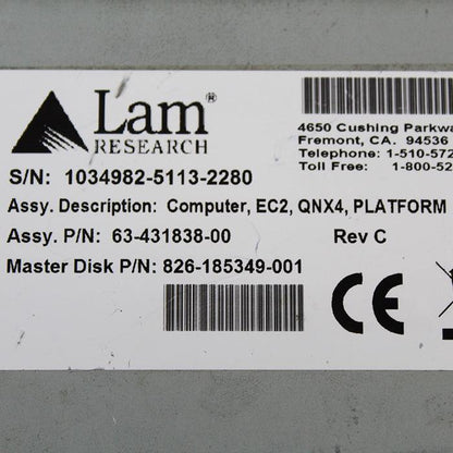 Lam Research 1034982-5113-2280 63-431838-00 Sermiconductor Controller - Pulingma Automation