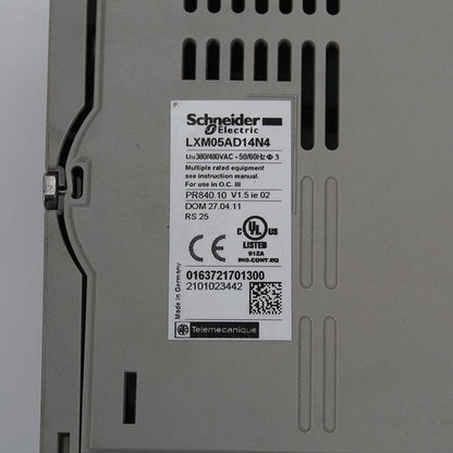 Schneider LXM05AD14N4 380V Servo Driver - Pulingma Automation