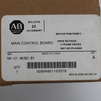 Allen Bradley SK-U1-MCBC-B1 ebmpapst-4184-NX board card