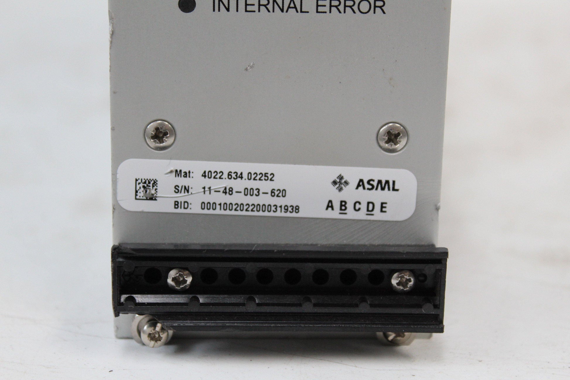 Used ASML PRODRIVE Power Supply Motor Drive 4022.634.02252 PADC130/24 IL - Pulingma Automation