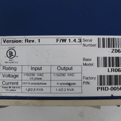 Kollmorgen LR06565 Servo Driver