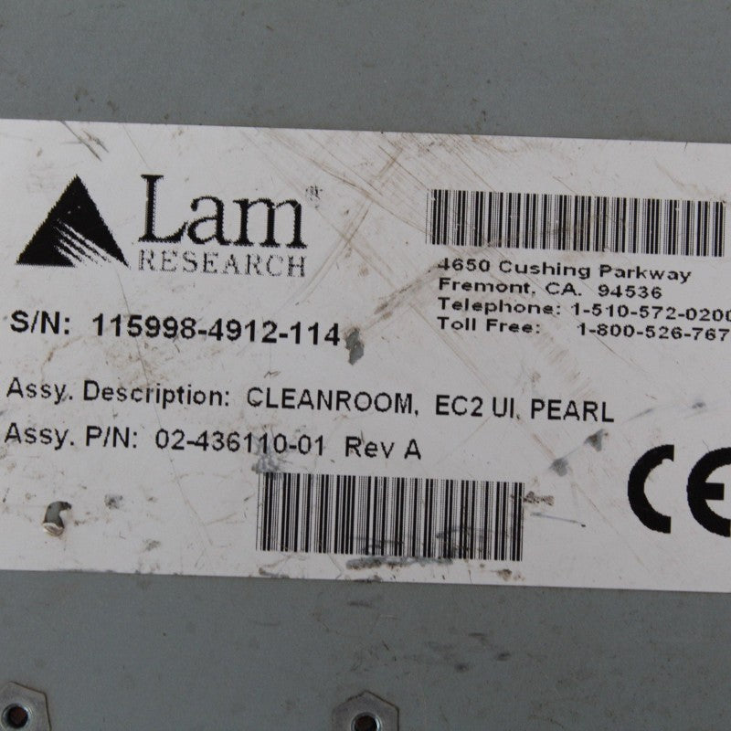 Lam Research BPC-1703 27-319917-00 02-436110-01 Touch Panel - Pulingma Automation