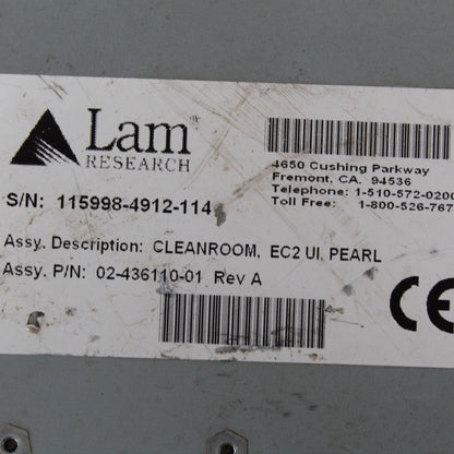 Lam Research BPC-1703 27-319917-00 02-436110-01 Touch Panel - Pulingma Automation