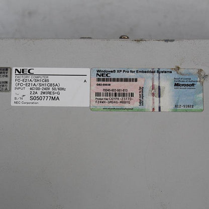 Used NEC Industrial PC Factory Computer FC98-NX FC-E21A/SH1C85 - Pulingma Automation