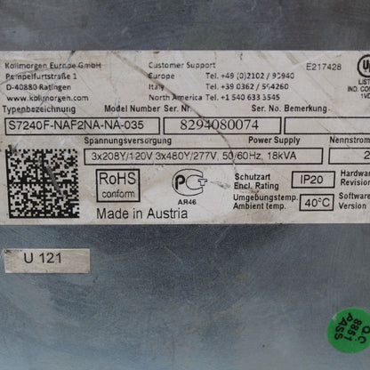 Kollmorgen S7240F-NAF2NA-NA-035 Servo Driver 24A