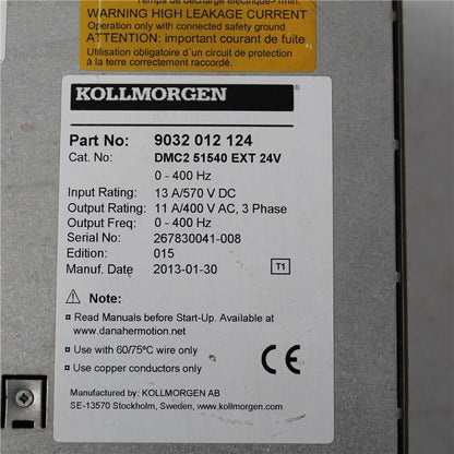 Kollmorgen 9032 012 124 DMC2 51540 EXT 24V - Pulingma Automation