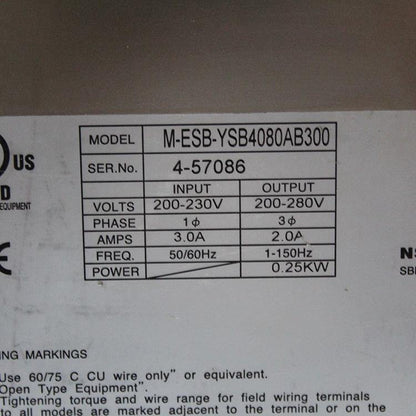 NSK M-ESB-YSB4080AB300 Servo Driver - Pulingma Automation