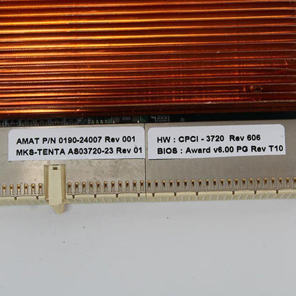 Applied Materials 0190-24007 CPCI-3720 AS03720-23 Board Card - Pulingma Automation