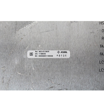 ASML 4022.472.35678 4022.634.00311 4022.471.90284 Semiconductor Control Module