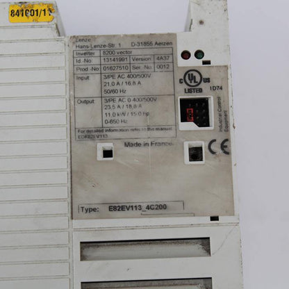 Lenze E82EV113-4C200 Inverter Input AC 400/500V - Pulingma Automation