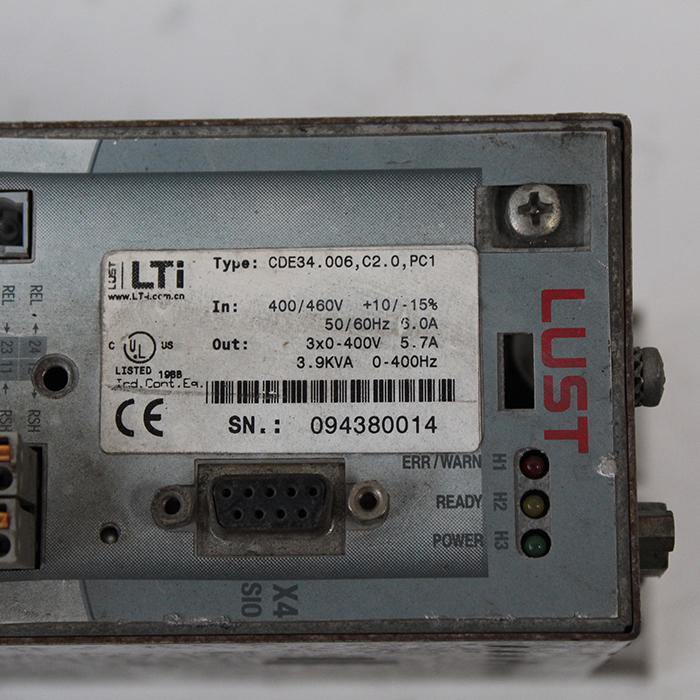 Lust CDE34.006.C2.0.PC1 Servo Drive Input 400/460V - Pulingma Automation