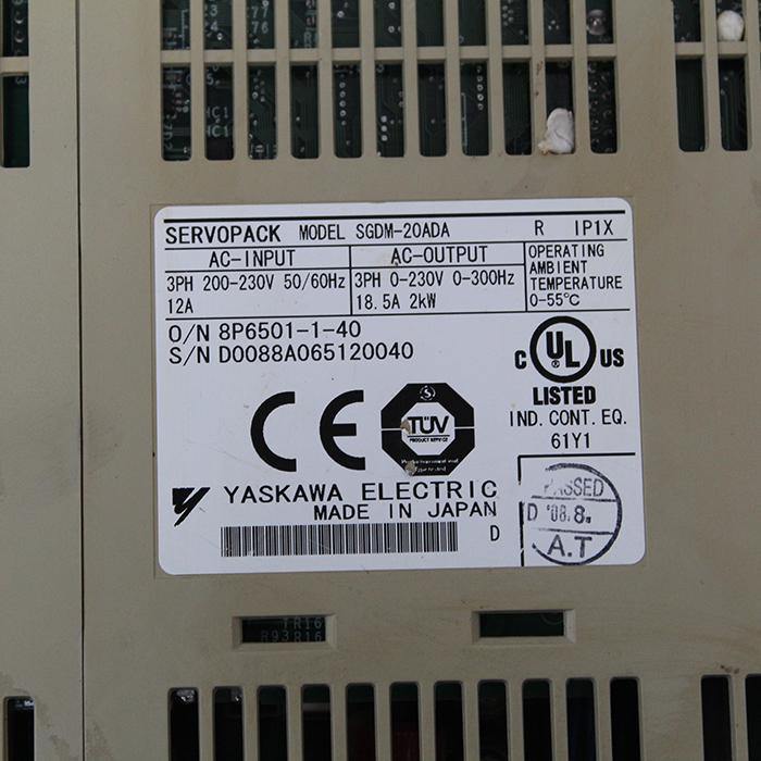 YASKAWA SGDM-20ADA AC Servo Drive Input 200-230V - Pulingma Automation