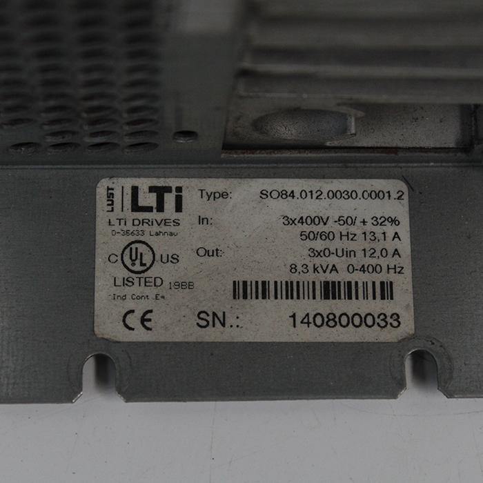 Lust SO84.012-0030.0001.2 Servo Drive Input 3x400V - Pulingma Automation