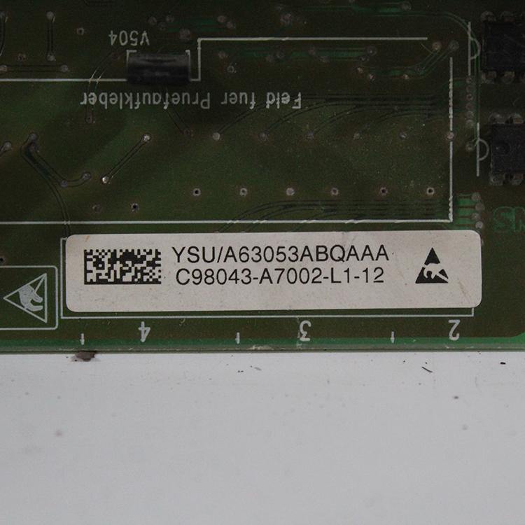 SIEMENS C98043-A7002-L1-12 Board - Pulingma Automation