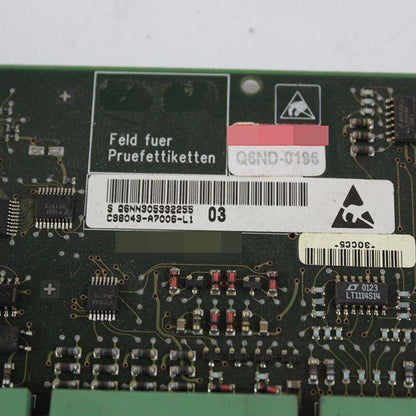 SIEMENS C98043-A7006-L1 Board - Pulingma Automation