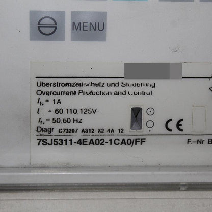 SIEMENS 7SJ5311-4EA02-1CA0/FF Relay Protection Device - Pulingma Automation