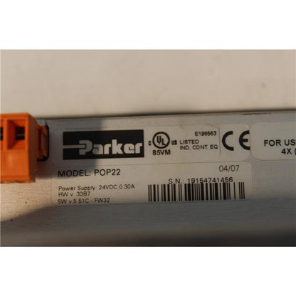 Parker POP22 HMI INTERFACE Power Supply 24VDC - Pulingma Automation