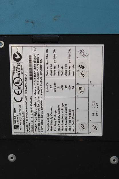 Parker 590P/0180/500/0011 Inverter - Pulingma Automation