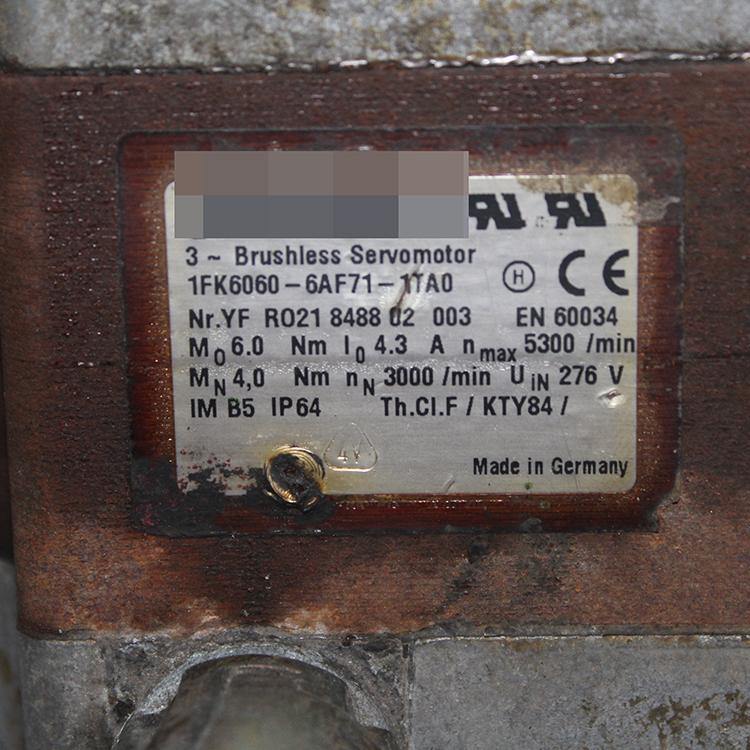 SIEMENS 1FK6060-6AF71-1TA0 Motor - Pulingma Automation