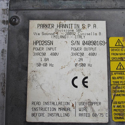 Parker HPD2S5N 480V 1.6A Driver - Pulingma Automation