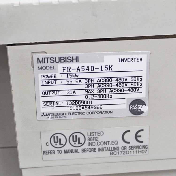 Mitsubishi FR-A540-15K 15KW-380V Frequency Converter - Pulingma Automation